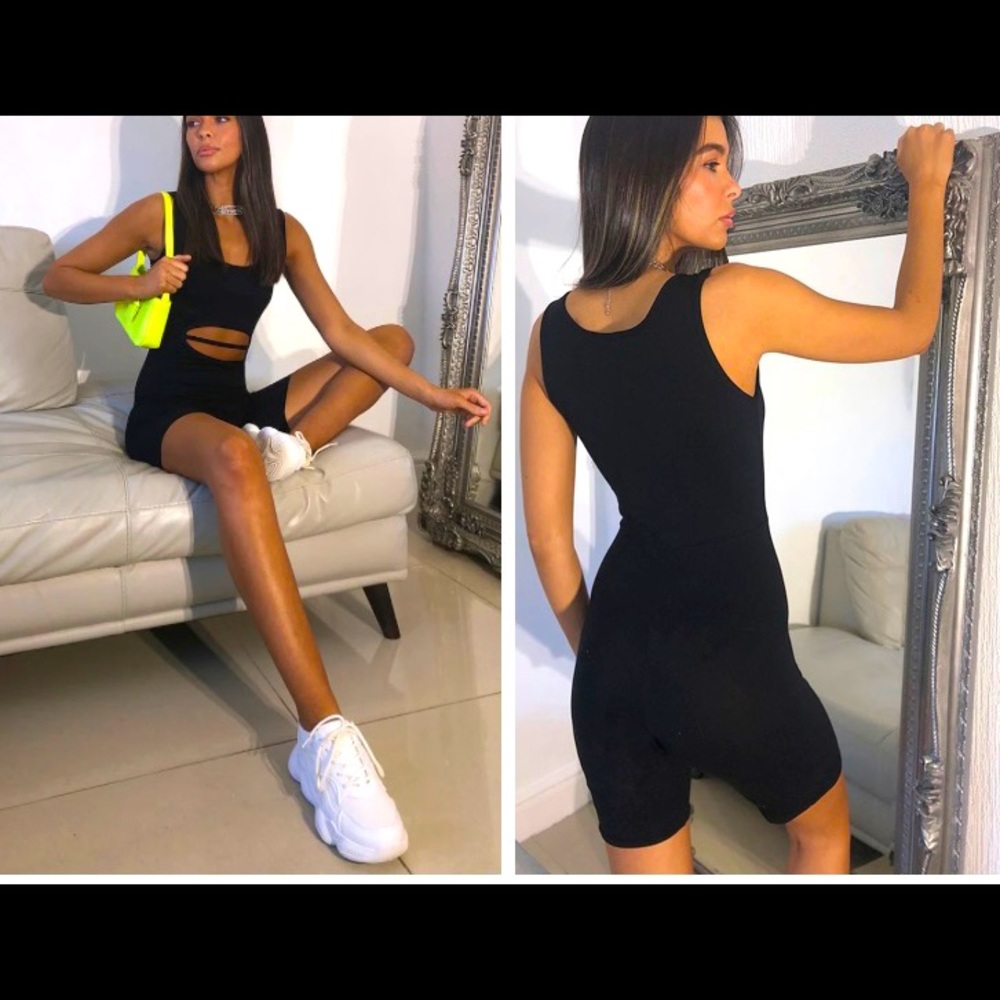 Fashion Nova Scoop Neck Unitard